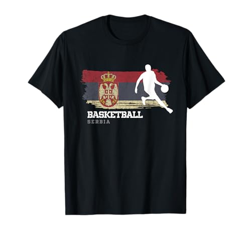 Serbia Basketball Team B-Ball Herren Basketball T-Shirt Serbia Basketball Team B-Ball Herren Basketball T-Shirt von Basketball Team Serbia