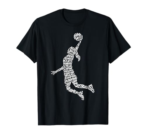 Basketballerin Typografie Damen Basketball Mädchen T-Shirt Basketballerin Typografie Damen Basketball Mädchen T-Shirt von Basketballspieler Basketballer Basketball Verein