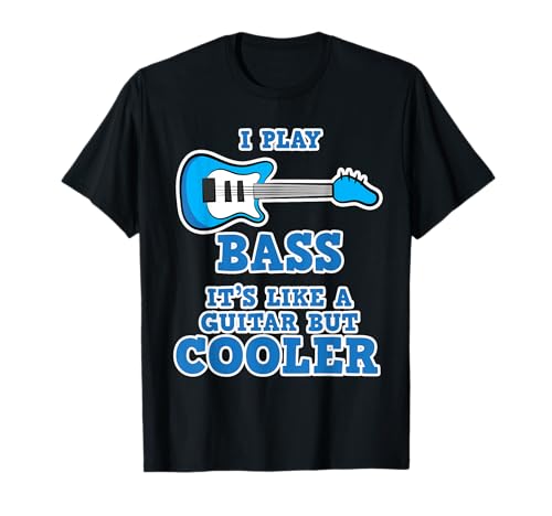 Bass Gitarre Design für Männer I Play Bass It's like Guitar T-Shirt von Bass Gitarre Design für Männer