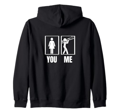 Posaune Proud Funny Women Posaunist Kapuzenjacke von Bass Trombone Gifts For Teen Boys