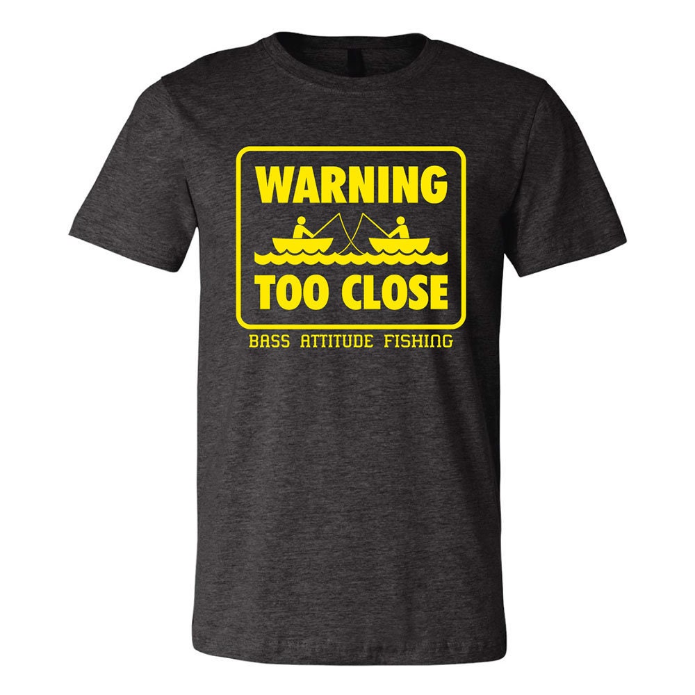 Warnung Zu Nah - Bass Haltung Angeln Siebdruck Dual Blend T-Shirts Warnung Zu Nah - Bass Haltung Angeln Siebdruck Dual Blend T-Shirts von BassAttitude