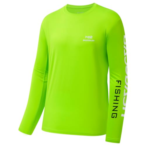 Bassdash Angeln T-Shirt Fishing Langarm Wasser UPF 50+ Shirt Rashguard Angelbekleidung UV Sonnenschutz von Bassdash