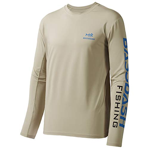 Bassdash Angeln T-Shirt Fishing Langarm Wasser UPF 50+ Shirt Rashguard Angelbekleidung UV Sonnenschutz von Bassdash