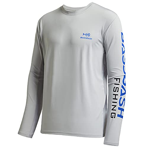 Bassdash Angeln T-Shirt Fishing Langarm Wasser UPF 50+ Shirt Rashguard Angelbekleidung UV Sonnenschutz von Bassdash