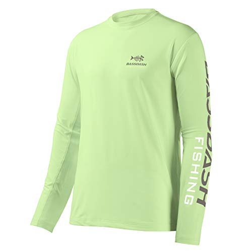 Bassdash Angeln T-Shirt Fishing Langarm Wasser UPF 50+ Shirt Rashguard Angelbekleidung UV Sonnenschutz von Bassdash