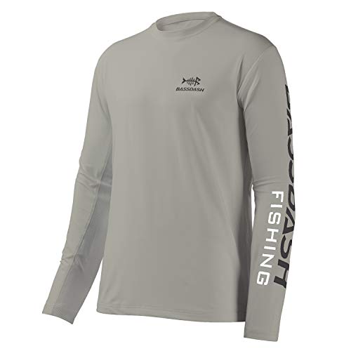 Bassdash Angeln T-Shirt Fishing Langarm Wasser UPF 50+ Shirt Rashguard Angelbekleidung UV Sonnenschutz von Bassdash