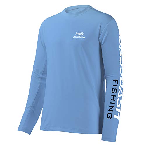Bassdash Angeln T-Shirt Fishing Langarm Wasser UPF 50+ Shirt Rashguard Angelbekleidung UV Sonnenschutz von Bassdash