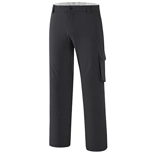 Bassdash Cargohose Wasserabweisend schnell trocknend UPF 50+ für Outdoor Wandern mit elastischem Bund FP05M von Bassdash