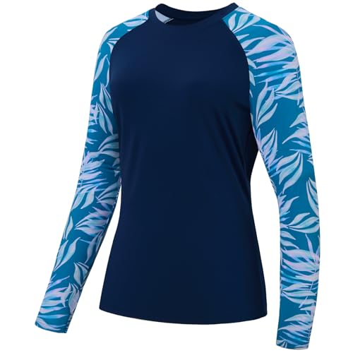 Bassdash Damen Rash Guard UPF 50+ UV Sonnenschutz T-Shirt Langarm Angeln Wandern Performance Shirts von Bassdash