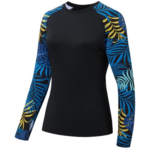 Bassdash Damen Rash Guard UPF 50+ UV Sonnenschutz T-Shirt Langarm Angeln Wandern Performance Shirts von Bassdash