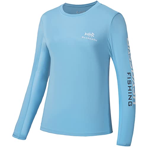 Bassdash Damen UPF 50+ UV Sonnenschutz T-Shirt Langarm Angeln Wandern Outdoor von Bassdash