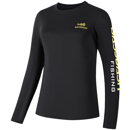 Bassdash Damen UPF 50+ UV Sonnenschutz T-Shirt Langarm Angeln Wandern Outdoor von Bassdash