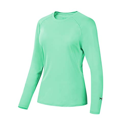 Bassdash Damen Rash Guard UPF 50+ UV Sonnenschutz T-Shirt Langarm Angeln Wandern Performance Shirts von Bassdash