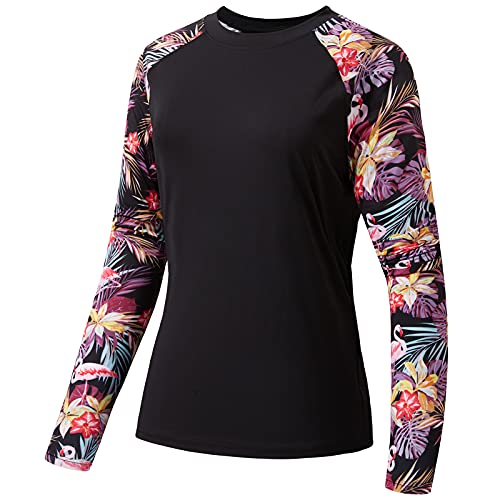 Bassdash Damen Rash Guard UPF 50+ UV Sonnenschutz T-Shirt Langarm Angeln Wandern Performance Shirts von Bassdash