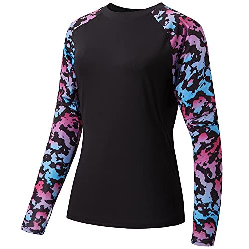 Bassdash Damen Rash Guard UPF 50+ UV Sonnenschutz T-Shirt Langarm Angeln Wandern Performance Shirts Bassdash Damen Rash Guard UPF 50+ UV Sonnenschutz T-Shirt Langarm Angeln Wandern Performance Shirts von Bassdash