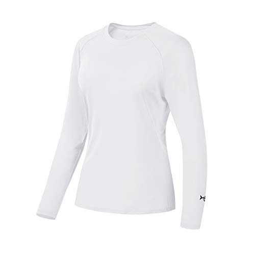 BASSDASH Damen Rash Guard UPF 50+ UV Sonnenschutz T-Shirt Langarm Angeln Wandern Performance Shirts von Bassdash