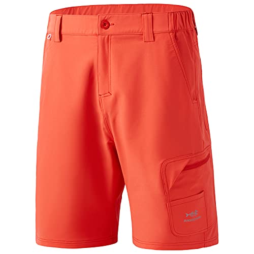 Bassdash FP01M 10,5 Zoll Angel Shorts Kurze Hose für Herren schnell trocknend UPF 50+ wasserabweisend von Bassdash