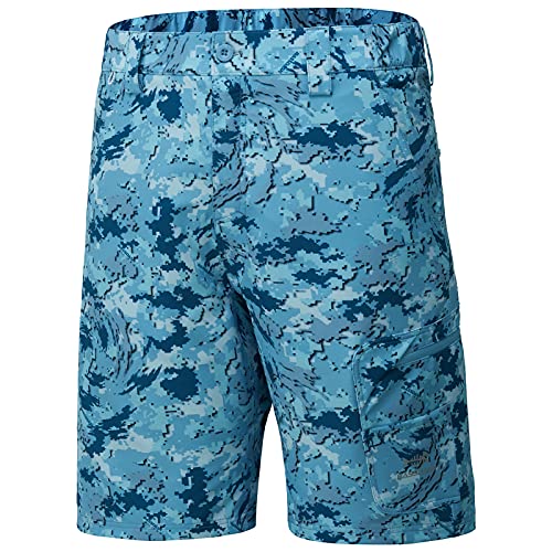 Bassdash FP01M 10,5 Zoll Angel Shorts Kurze Hose für Herren schnell trocknend UPF 50+ wasserabweisend von Bassdash