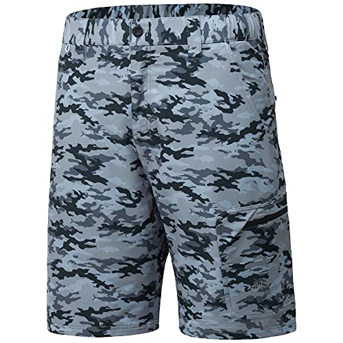 Bassdash FP01M 10,5 Zoll Angel Shorts Kurze Hose für Herren schnell trocknend UPF 50+ wasserabweisend von Bassdash