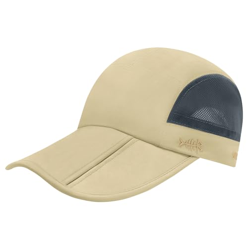 Bassdash Faltbare Angel Baseballkappe UPF 50+,Wasserabweisend Sonnenschutz Tragbare Krempenhüte für den Außenbereich Herren Damen Wandern Verstellbar Bassdash Faltbare Angel Baseballkappe UPF 50+,Wasserabweisend Sonnenschutz Tragbare Krempenhüte für den Außenbereich Herren Damen Wandern Verstellbar von Bassdash