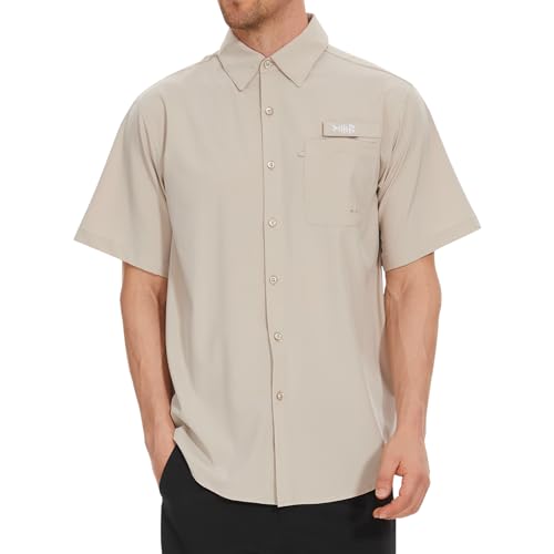 Bassdash Herren Angelhemd Sommer Freizeithemd Hawaiihemd UPF 50+ Kurzarm Button Down Blumen für Outdoor-Wandern und Camping Bassdash Herren Angelhemd Sommer Freizeithemd Hawaiihemd UPF 50+ Kurzarm Button Down Blumen für Outdoor-Wandern und Camping von Bassdash