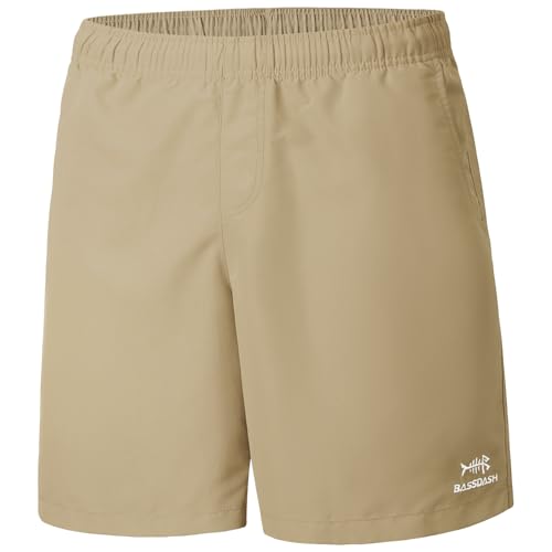 Bassdash Herren Badehose 8" Angeln Wasser Shorts Schnelltrocknend Badeshorts Freizeithose UPF 50+ Leichte Wandern Kajakfahren von Bassdash