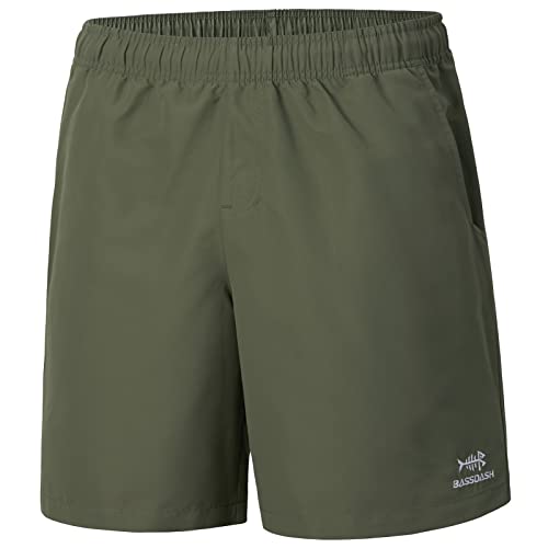 Bassdash Herren Badehose 8" Angeln Wasser Shorts Schnelltrocknend Badeshorts Freizeithose UPF 50+ Leichte Wandern Kajakfahren von Bassdash