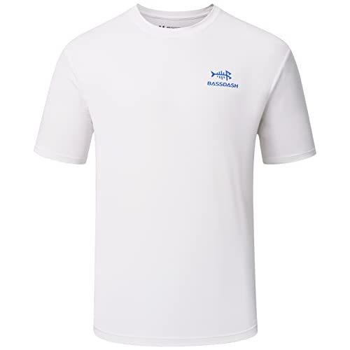 Bassdash Herren T-Shirts Kurzarm UPF 50+ Angelshirts Performance UV-Sonnenschutz Wandern Atmungsaktives Schnelltrocknendes von Bassdash