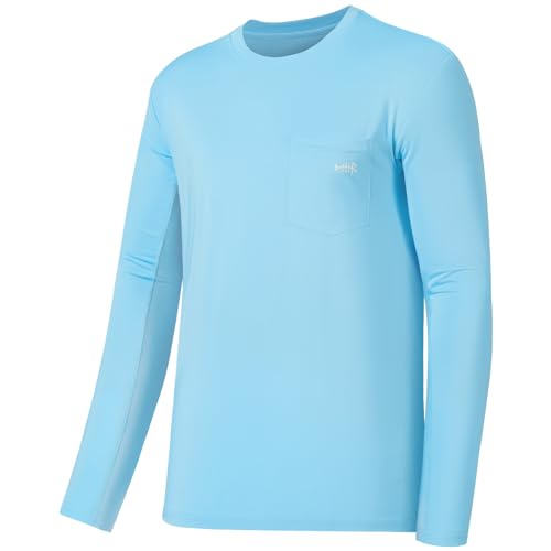 Bassdash Herren UPF 50+ Performance Langarm T-Shirt UV-Sonnenschutz Angeln Wandern Sport Shirts von Bassdash