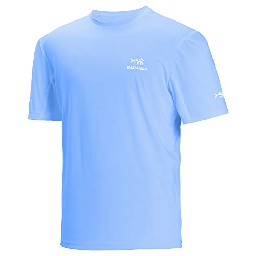 Bassdash Herren UPF 50+ Sonnenschutz Angeln Shirt Kurzarm UV T-Shirt von Bassdash