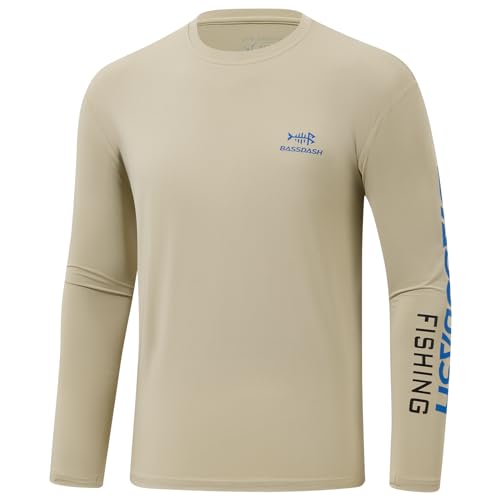 Bassdash Herren UPF 50+ UV Sonnenschutz Langarmshirt Schnell Trocknend für Geeignet zum Angeln und Wandern im Freien FS31M von Bassdash