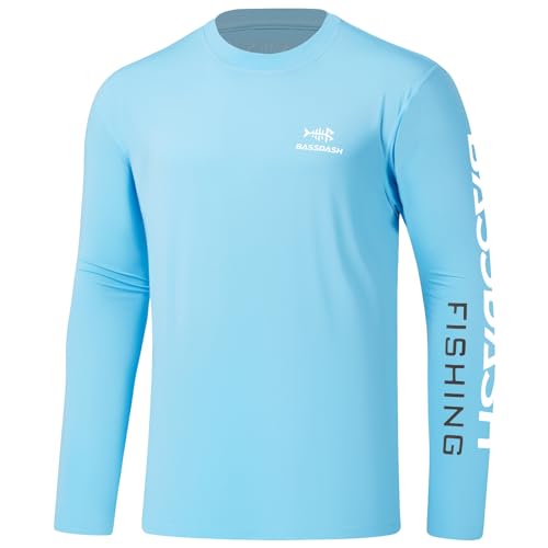 Bassdash Herren UPF 50+ UV Sonnenschutz Langarmshirt Schnell Trocknend für Geeignet zum Angeln und Wandern im Freien FS31M von Bassdash