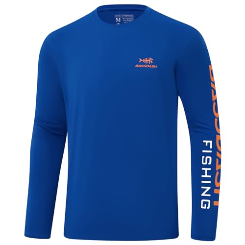 Bassdash Herren UPF 50+ UV Sonnenschutz Langarmshirt Schnell Trocknend für Geeignet zum Angeln und Wandern im Freien FS31M von Bassdash