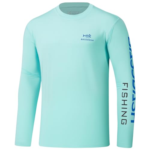 Bassdash Herren UPF 50+ UV Sonnenschutz Langarmshirt Schnell Trocknend für Geeignet zum Angeln und Wandern im Freien FS31M von Bassdash