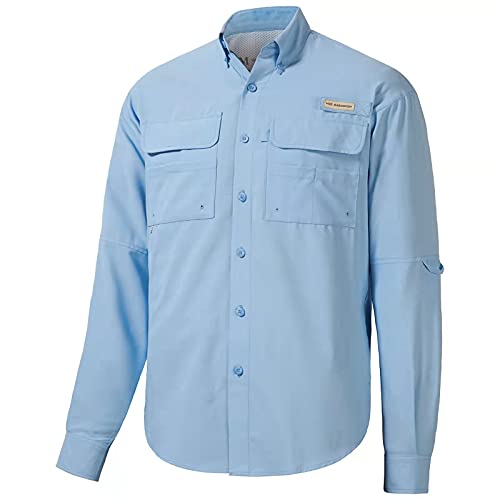Bassdash Herren UPF 50 Langarm Angeln Hemd Button Down Shirt Leistung schnell trocken FS21M von Bassdash