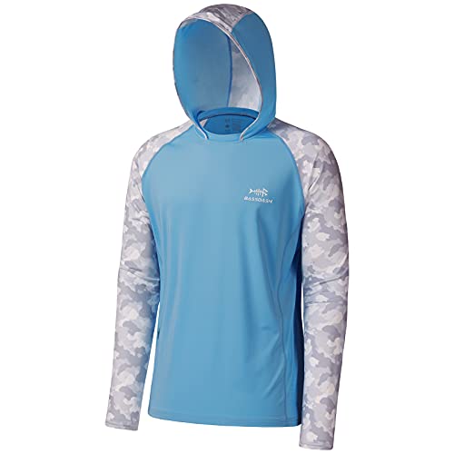 Bassdash Herren UPF 50 Sonnenschutz UV-Schutz Kapuzenpullover Funktion Hoodie Langarm Angeln Shirt Camo Bassdash Herren UPF 50 Sonnenschutz UV-Schutz Kapuzenpullover Funktion Hoodie Langarm Angeln Shirt Camo von Bassdash