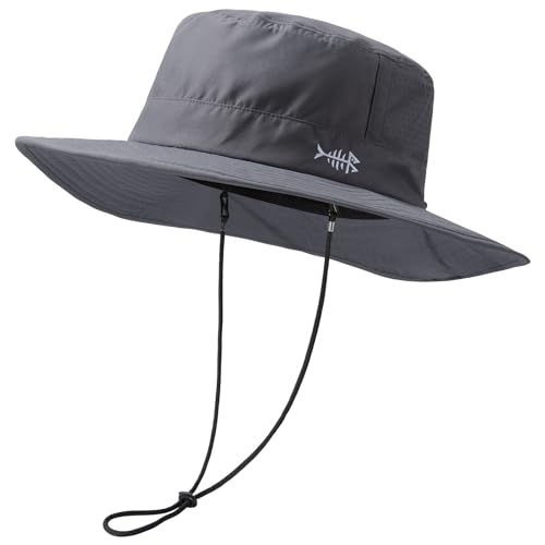 Bassdash Sonnenhut Fischerhut Sommerhut UPF 50+ wasserabweisender mit laserperforiertem Netz verstellbar Herren Damen Angeln Wandern von Bassdash