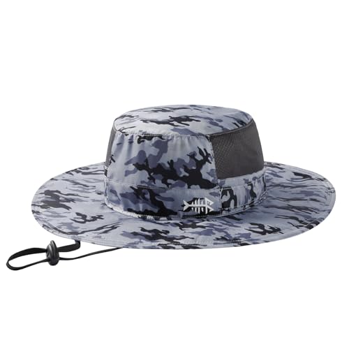 Bassdash UPF 50 + Angeln Sonnenhut Herren Wasserdicht Unisex Breite Krempe Bucket Boonie Hut Outdoor Fischerhut für Wandern Camping Safari Klassische BuschhüTe FH15 von Bassdash