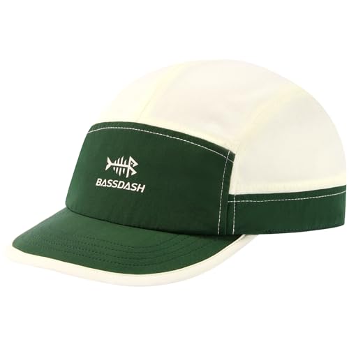 Bassdash Ultra-Light UPF 50+ Baseball Cap Unisex Baseballkappe Unstrukturierte Schnelle Trockene Falthutverstellbare Outdoor-Aktivitäten für Männer und Frauen von Bassdash