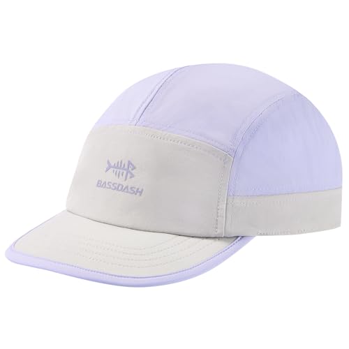 Bassdash Ultra-Light UPF 50+ Baseball Cap Unisex Baseballkappe Unstrukturierte Schnelle Trockene Falthutverstellbare Outdoor-Aktivitäten für Männer und Frauen von Bassdash