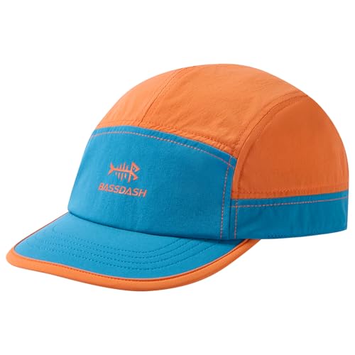 Bassdash Ultra-Light UPF 50+ Baseball Cap Unisex Baseballkappe Unstrukturierte Schnelle Trockene Falthutverstellbare Outdoor-Aktivitäten für Männer und Frauen von Bassdash