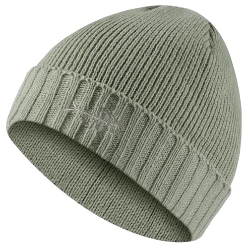 Bassdash Winter Beanie Mütze mit Fleece Futter Dick, Wintermütze Herren Damen, Stretchy Cuffed Knit Strickmütze Unisex von Bassdash
