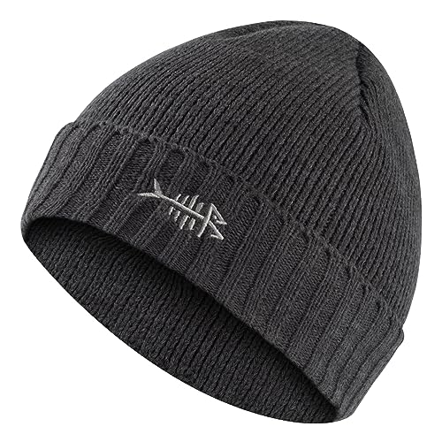 Bassdash Winter Beanie Mütze mit Fleece Futter Dick, Wintermütze Herren Damen, Stretchy Cuffed Knit Strickmütze Unisex von Bassdash