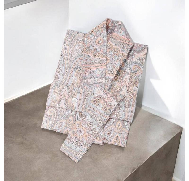Bassetti Kimono Isolabella 41 in L/XL, 100% Baumwolle, Mit Bindegürtel, Mako-Satin von Bassetti