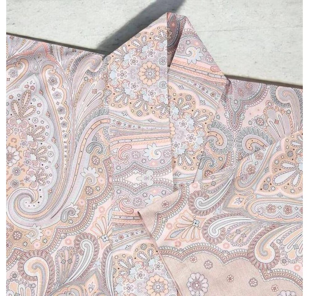 Bassetti Kimono Isolabella 41 in S/M, 100% Baumwolle, mit Bindegürtel, Mako-Satin von Bassetti