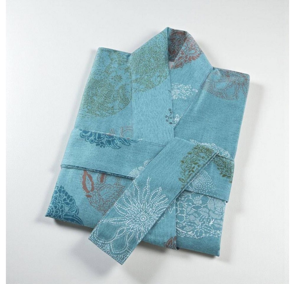 Bassetti Kimono Kimono Florence von Bassetti L/XL, Mako Satin, im Geschenkkarton, Bindegürtel von Bassetti