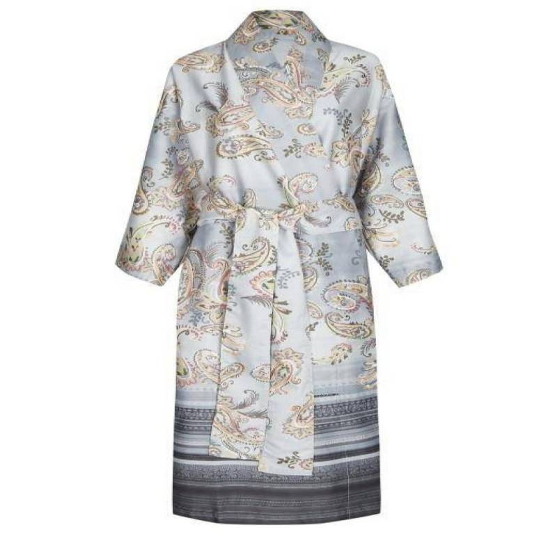 Bassetti Kimono TOSCA G1 in L/XL, 100% Baumwolle, mit Bindegürtel, Mako-Satin von Bassetti