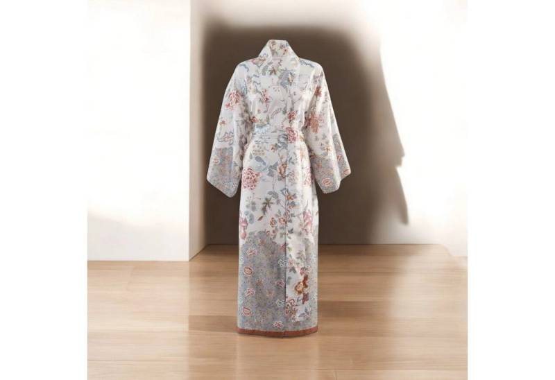 Bassetti Kimono Vicenza 41 L/XL, 100% Baumwolle, mit Bindegürtel, Mako-Satin von Bassetti
