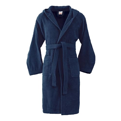 Bassetti Unisex Vivian Bademantel, Navy D8, XXL von Bassetti