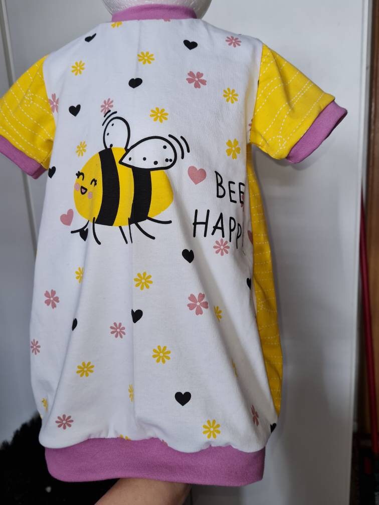 Handmade Ballonkleid Gr. 74/80 von Bastelfeesladen